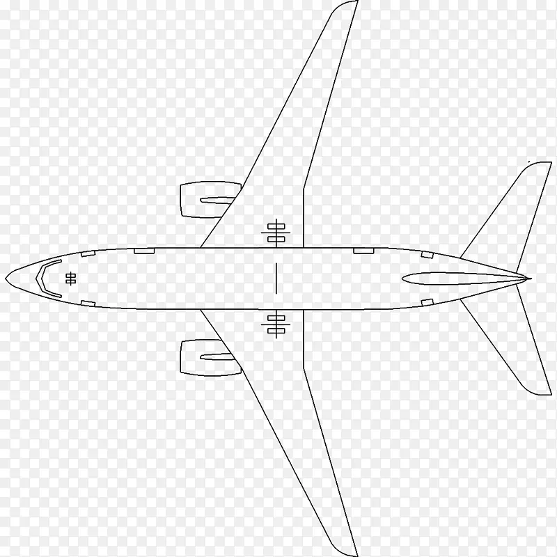 窄机身飞机通用航空航天工程飞机