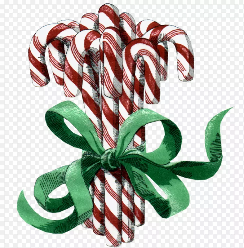 糖果手杖波尔卡格里斯圣诞装饰品-圣诞节