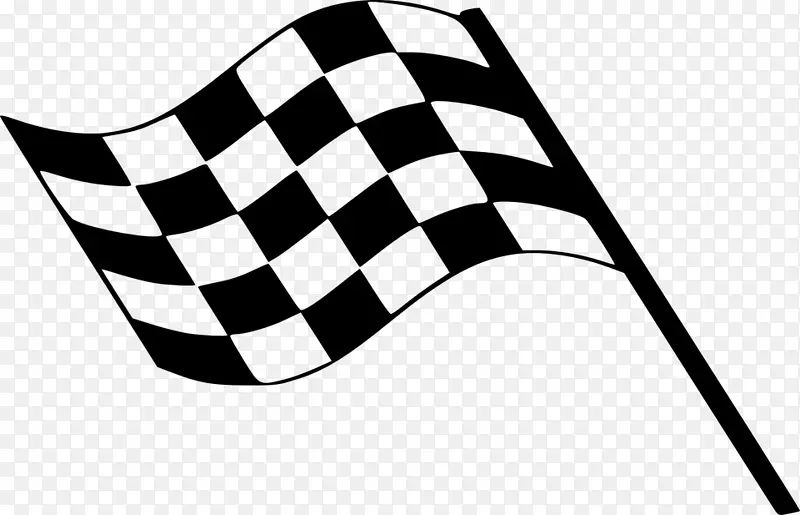 赛车旗剪接艺术旗帜