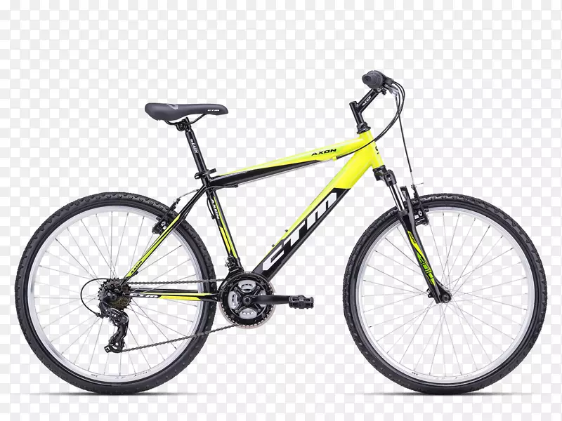 自行车贝尔维黄色绿色山地车-自行车