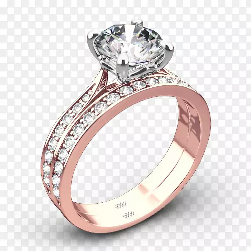 订婚戒指，结婚戒指，光彩夺目的地球戒指