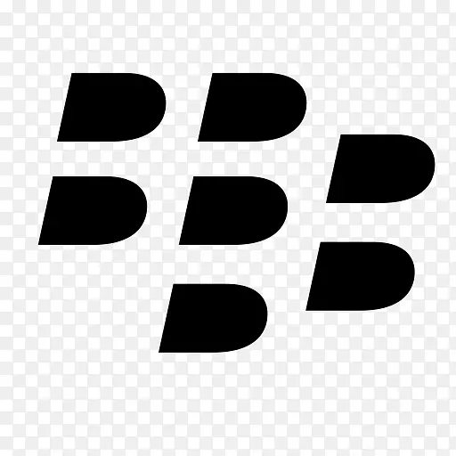 黑莓Q10黑莓信使电脑图标-徽标b