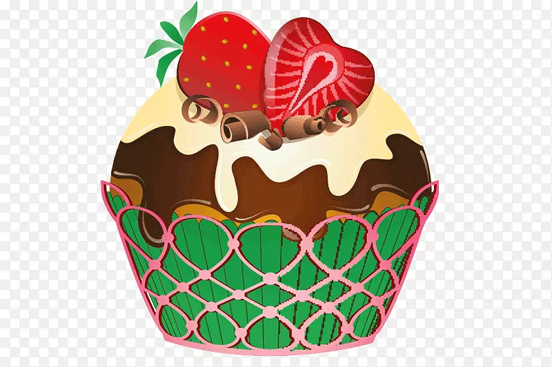 蛋糕松饼烘焙草莓蛋糕