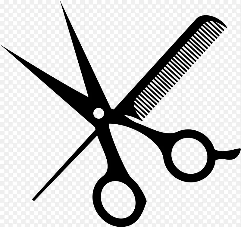 梳头理发师剪刀美容院剪刀
