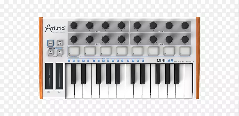 Aturia Minilab mkimidi控制器MIDI键盘阿图里亚米尼拉布25鼓机