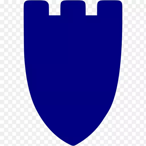 加利福尼亚的蓝色盾牌剪贴画-海军蓝
