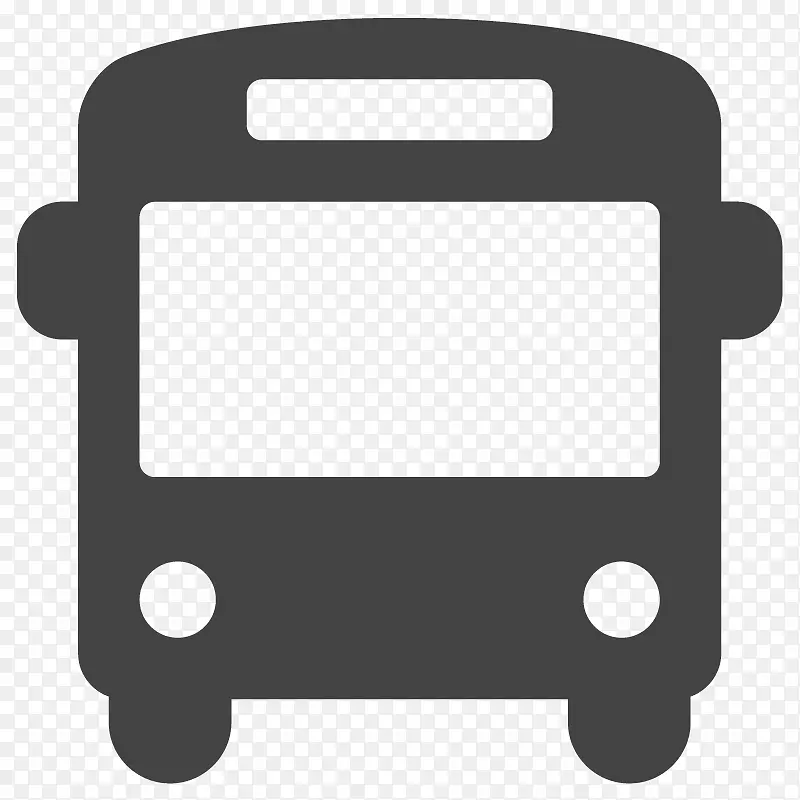 机场巴士电脑图标运输过境巴士-巴士