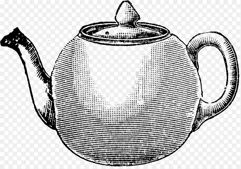 茶壶菜单咖啡茶杯陶罐