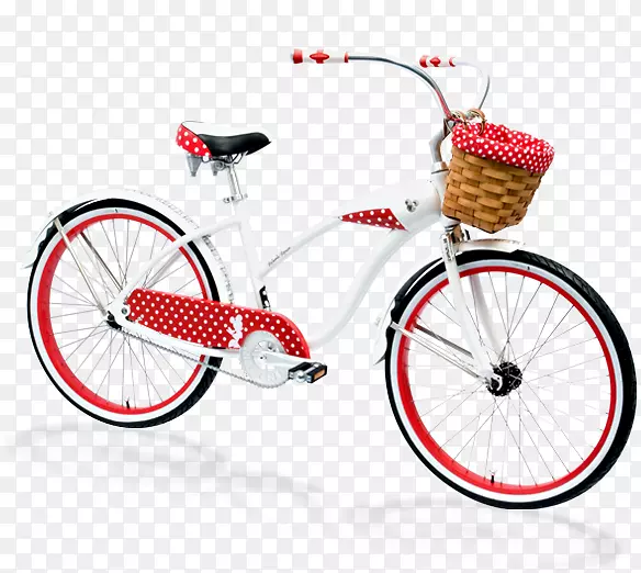 自行车踏板，自行车车轮，自行车框架，道路自行车马鞍-米妮鼠标