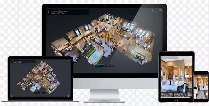 虚拟旅游房地产房产Matterport技术-多设备