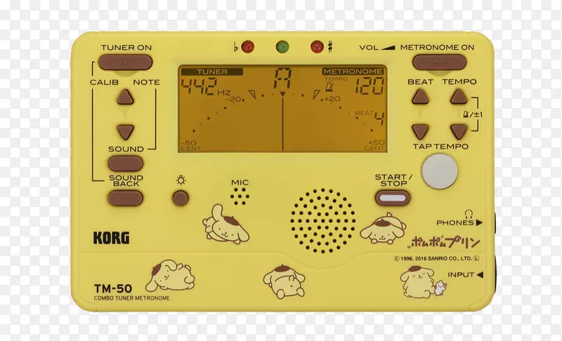 你好，KittyKorg电子调谐器，节拍器，乐器-pom purin