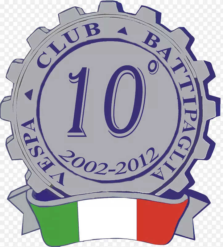 Vespa俱乐部Battipaglia品牌标志字体-Vespa俱乐部