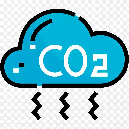 品牌智能标志剪贴画-二氧化碳