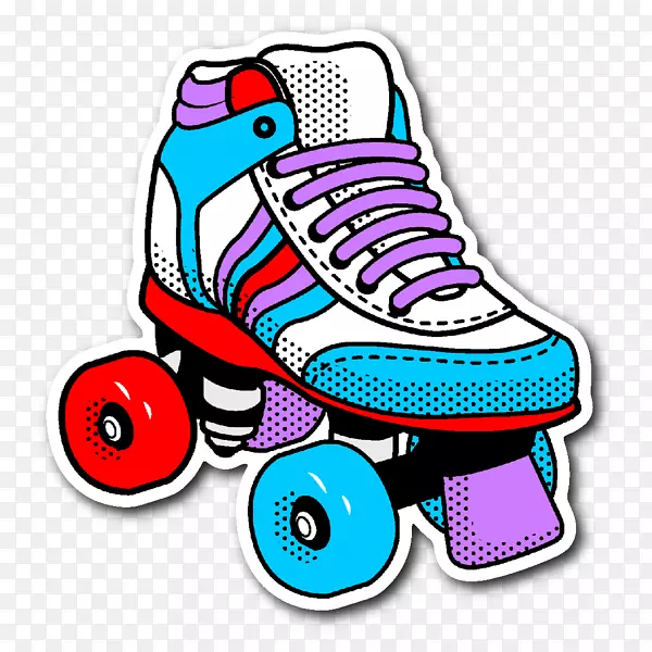 溜冰鞋，滑板溜冰鞋，t恤-滚轴溜冰鞋