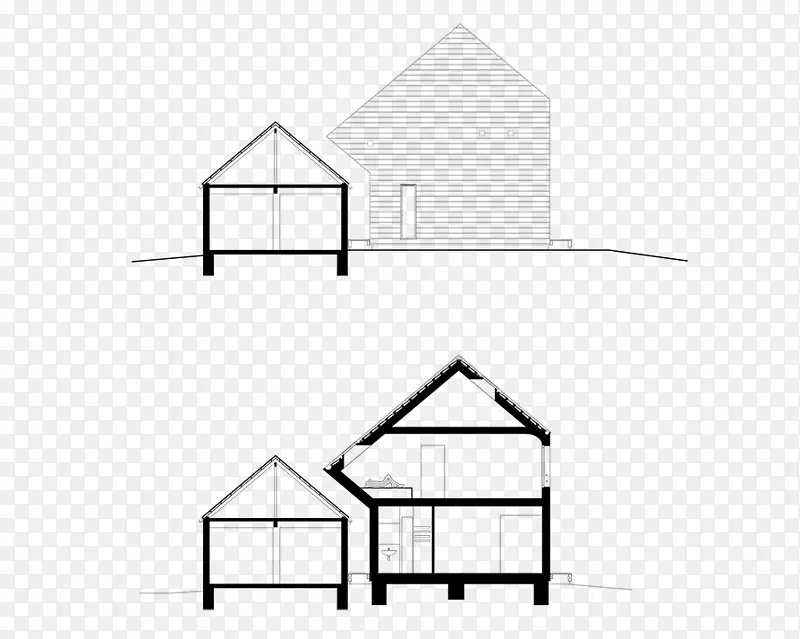 建筑房屋绘图屋顶房