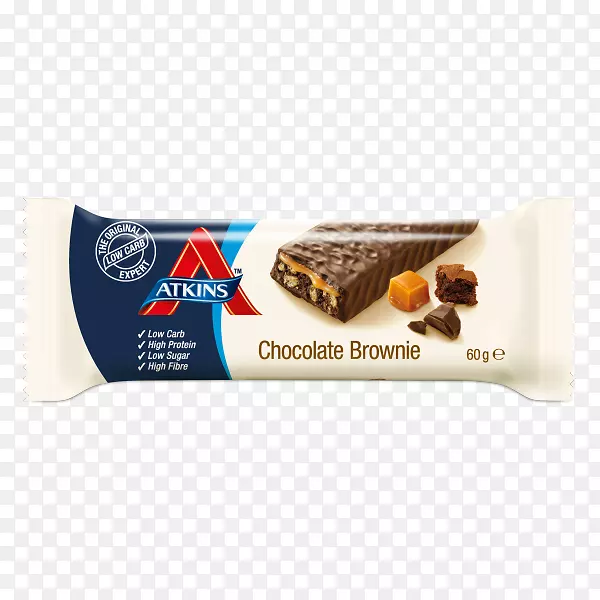 巧克力布朗尼软糖阿特金斯饮食低碳水化合物饮食-巧克力