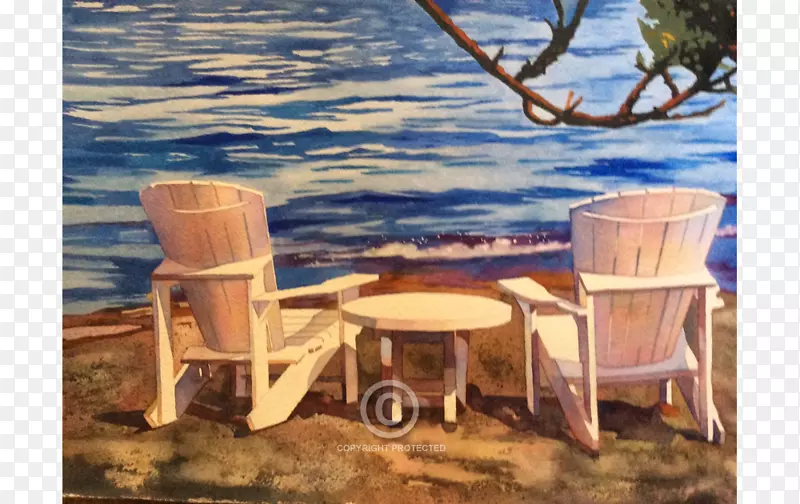 野餐桌静物安妮abc水彩画桌