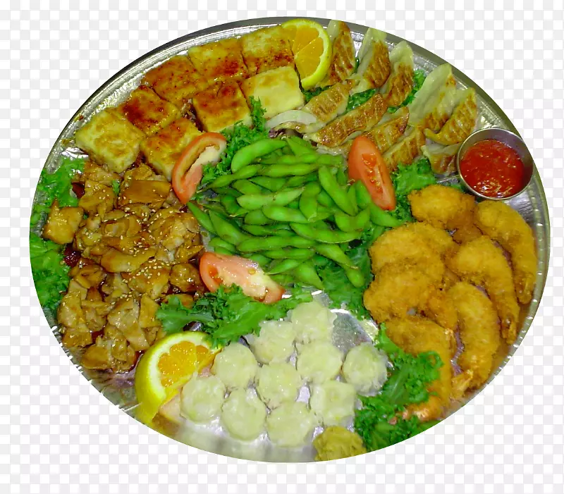 素食菜肴亚洲菜盘配菜菜谱-色拉