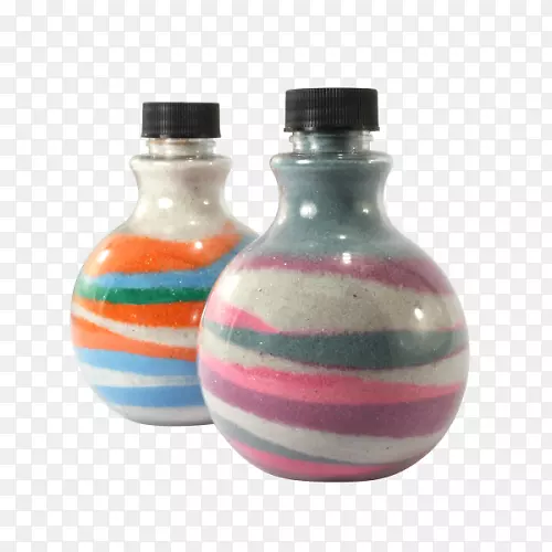 玻璃瓶沙艺术及游戏瓶