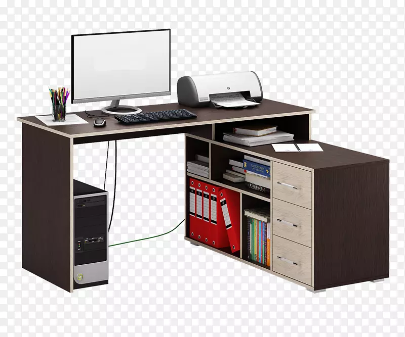 桌上电脑办公桌家具秃顶ž尤斯-桌子