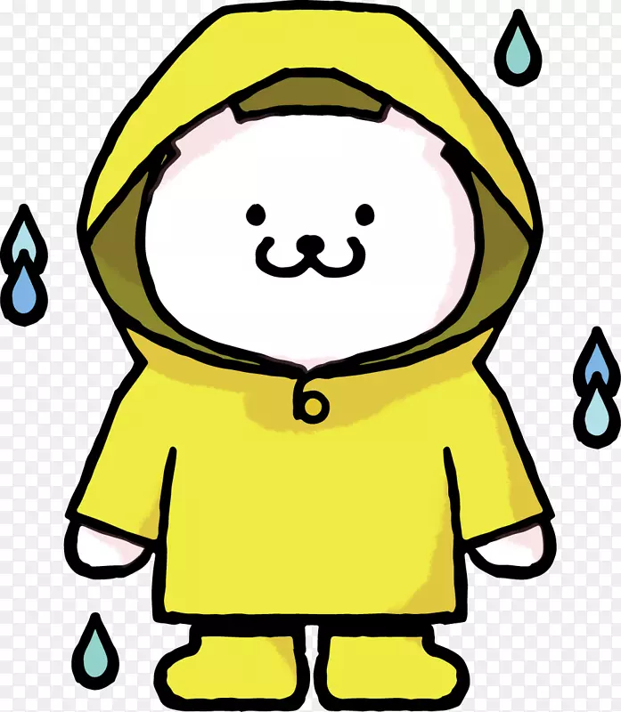 雨衣レインウェア剪贴画-雨