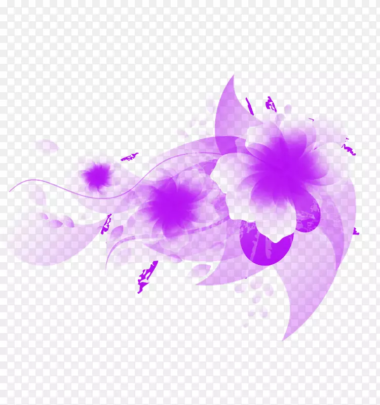 桌面壁纸紫色物体-65