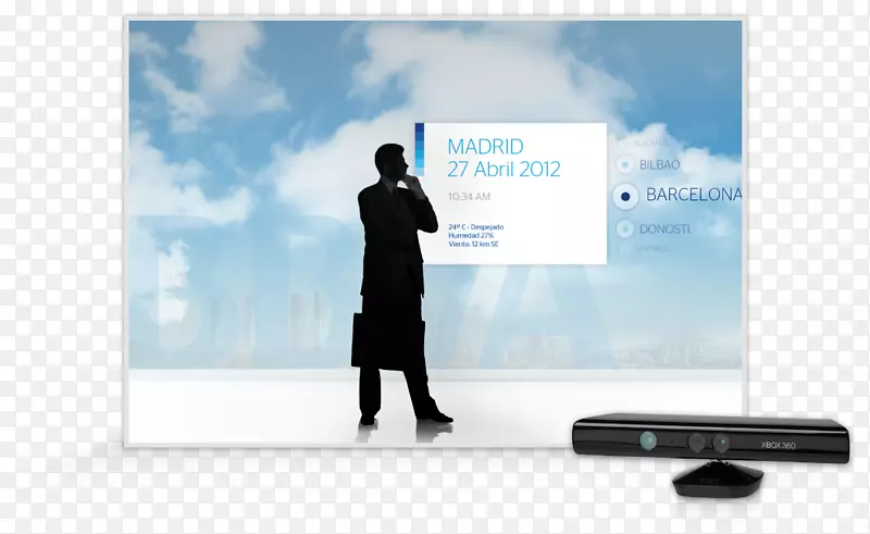 显示设备公共关系通信显示广告.Kinect