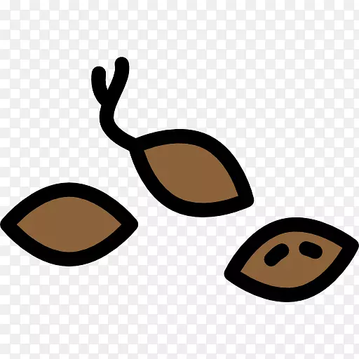 食品咖啡饮料种子剪辑艺术.咖啡