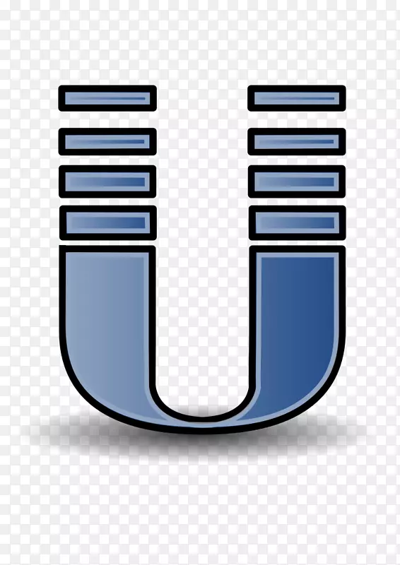 U字母蓝色图标PNG图片素材下载_图片编号4230120-PNG素材网