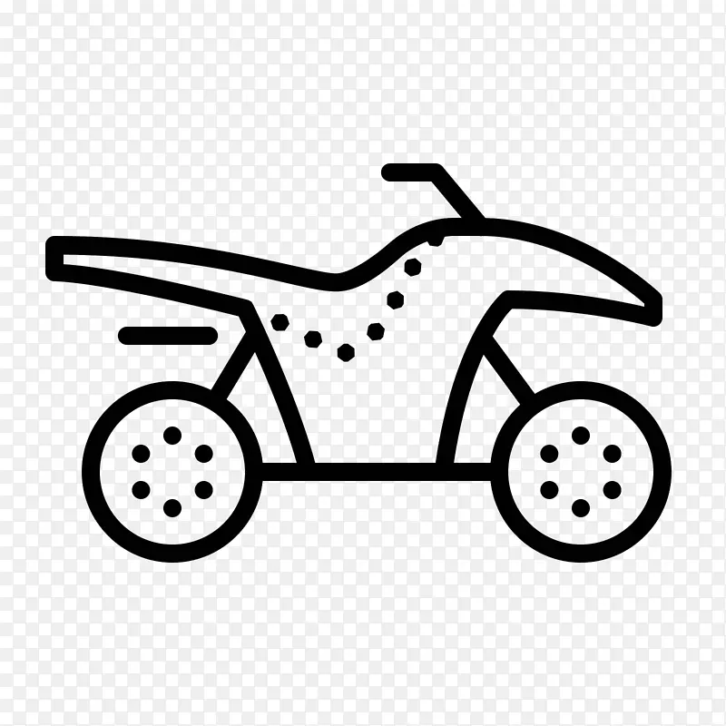 电脑图标剪辑艺术-四轮自行车