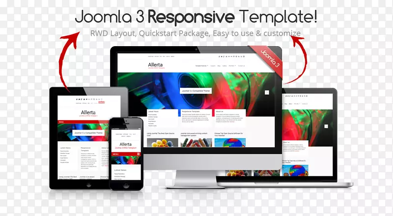 响应式网页设计模板Joomla网页开发.网页设计