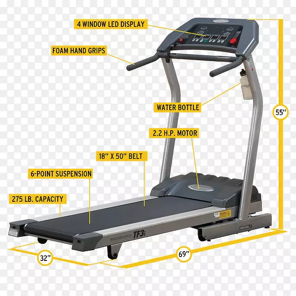 跑步机有氧运动耐力健身中心-商业使用