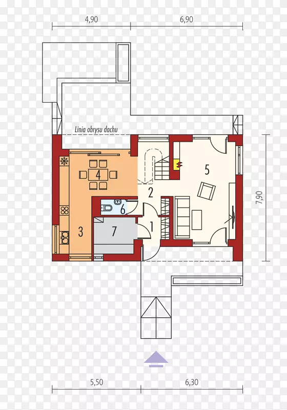 住宅平面图起居室平方米