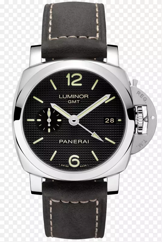 帕涅莱男子照明码头1950年3天电力储备指示器Panerai Lumor 1950 3天格林尼治标准时间自动值班