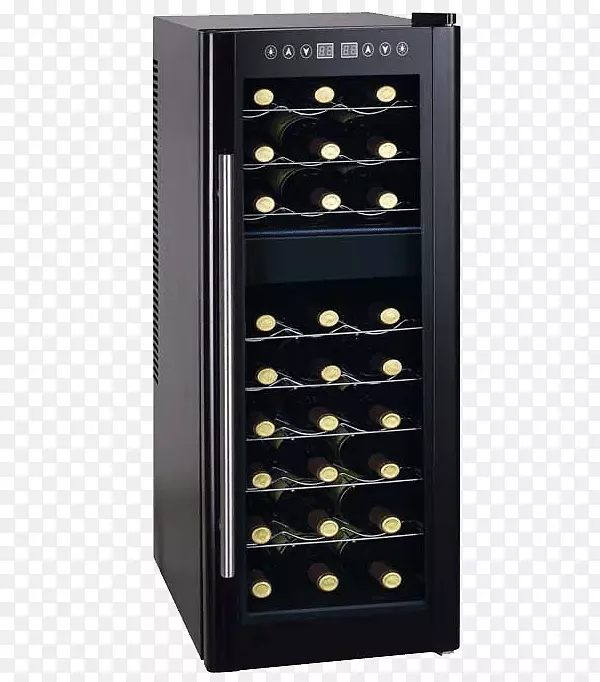 葡萄酒冷却器瓶冰箱-葡萄酒