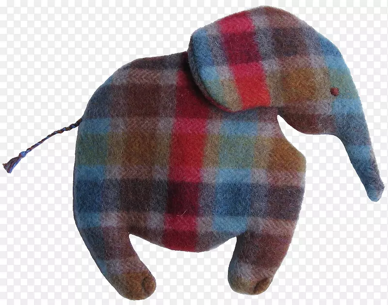纺织毛绒动物和可爱的玩具缝制棉布图案.t-spt