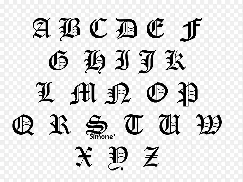 古英语拉丁字母-Gotico