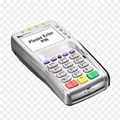 PIN Pad VeriFone Holdings，Inc.非接触式信用卡读卡器-信用卡