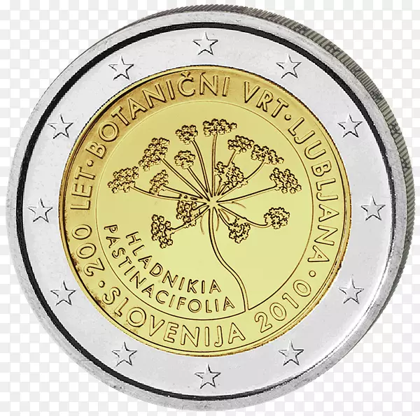 2欧元硬币欧足联2018年欧元斯洛文尼亚-硬币