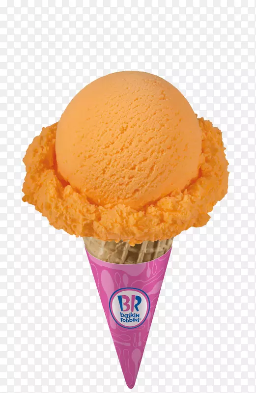 冰淇淋锥，冰糕，香蕉盆-罗宾斯-冰淇淋