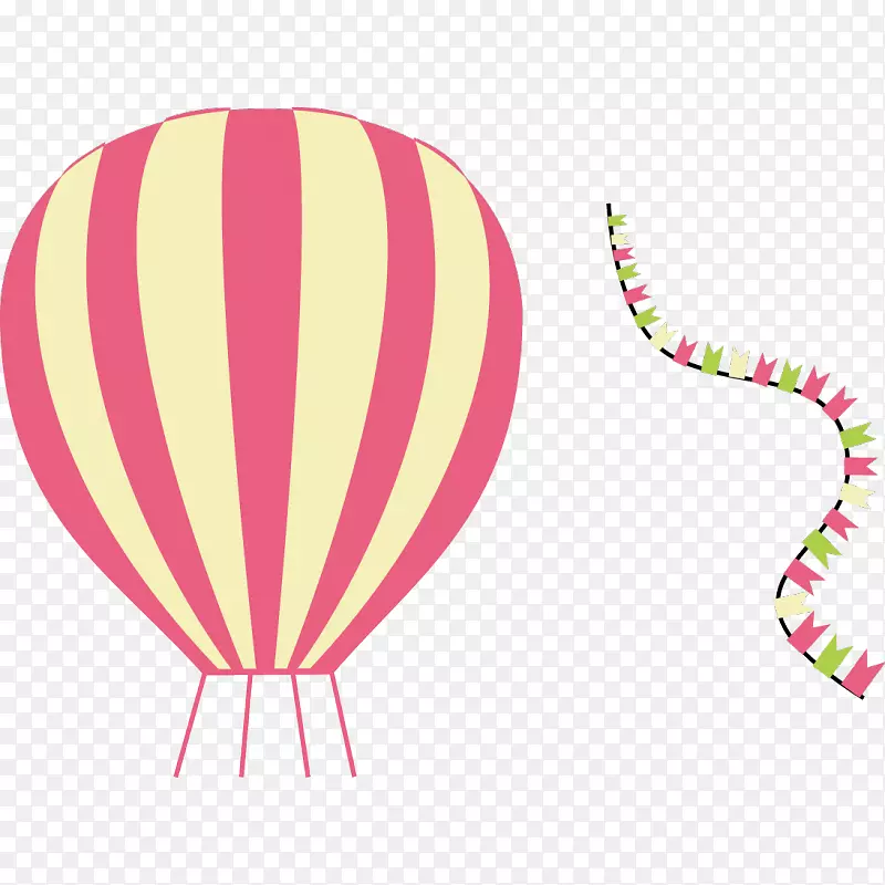 热气球线粉红m夹子艺术气球