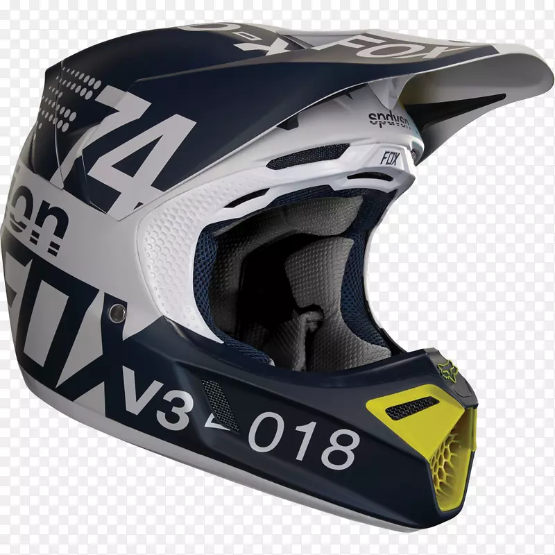 摩托车头盔护罩福克斯赛车-摩托车头盔