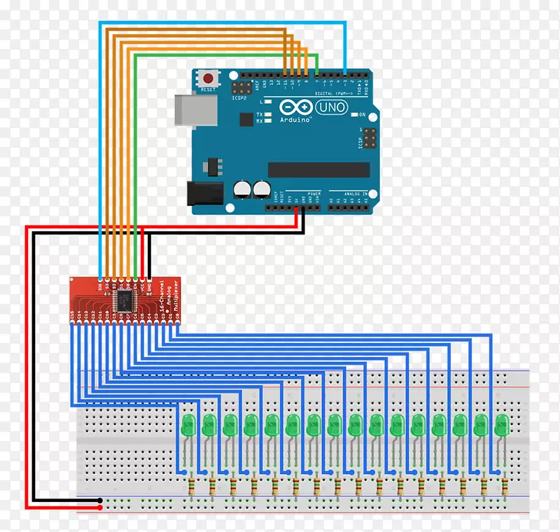 Arduino传感器电子线路图电子电路电阻器