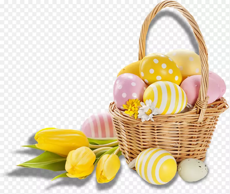 复活节彩蛋复活节篮子假日-复活节