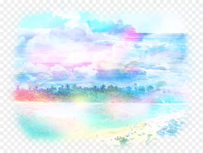 水彩画桌面壁纸电脑绘画