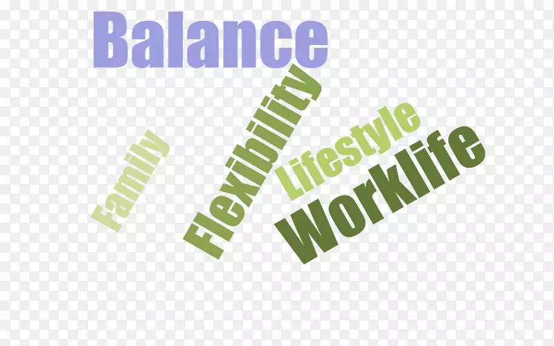 标志品牌线字体-工作生活平衡