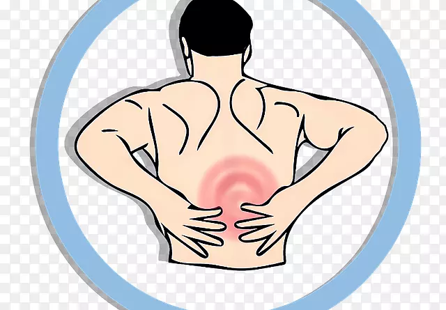 下腰痛，人背部损伤，腰背痛，椎间盘突出症-健康