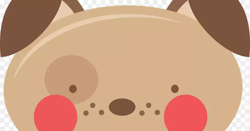 狗生日贺卡和纸嘴-狗