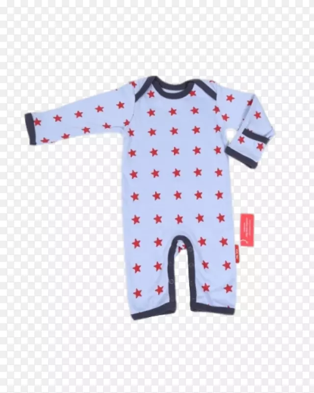 婴儿和幼童单件圆点套筒睡衣-OCEN