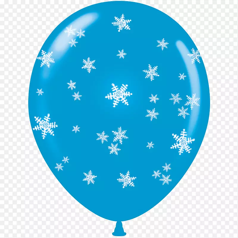 气球艺术雪花-气球